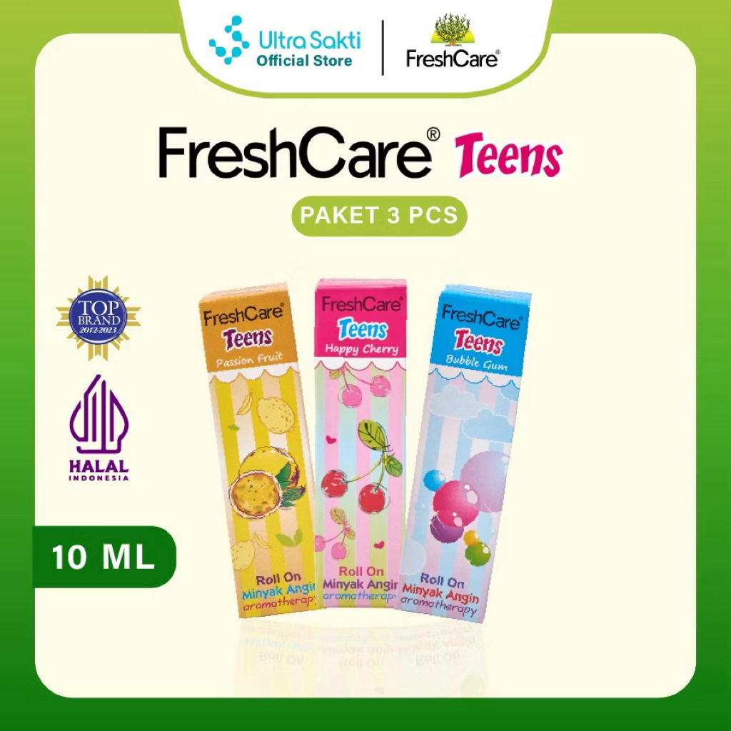 FreshCare Teens Happy Cherry 10ml - Aroma Ringan untuk Remaja & Anak