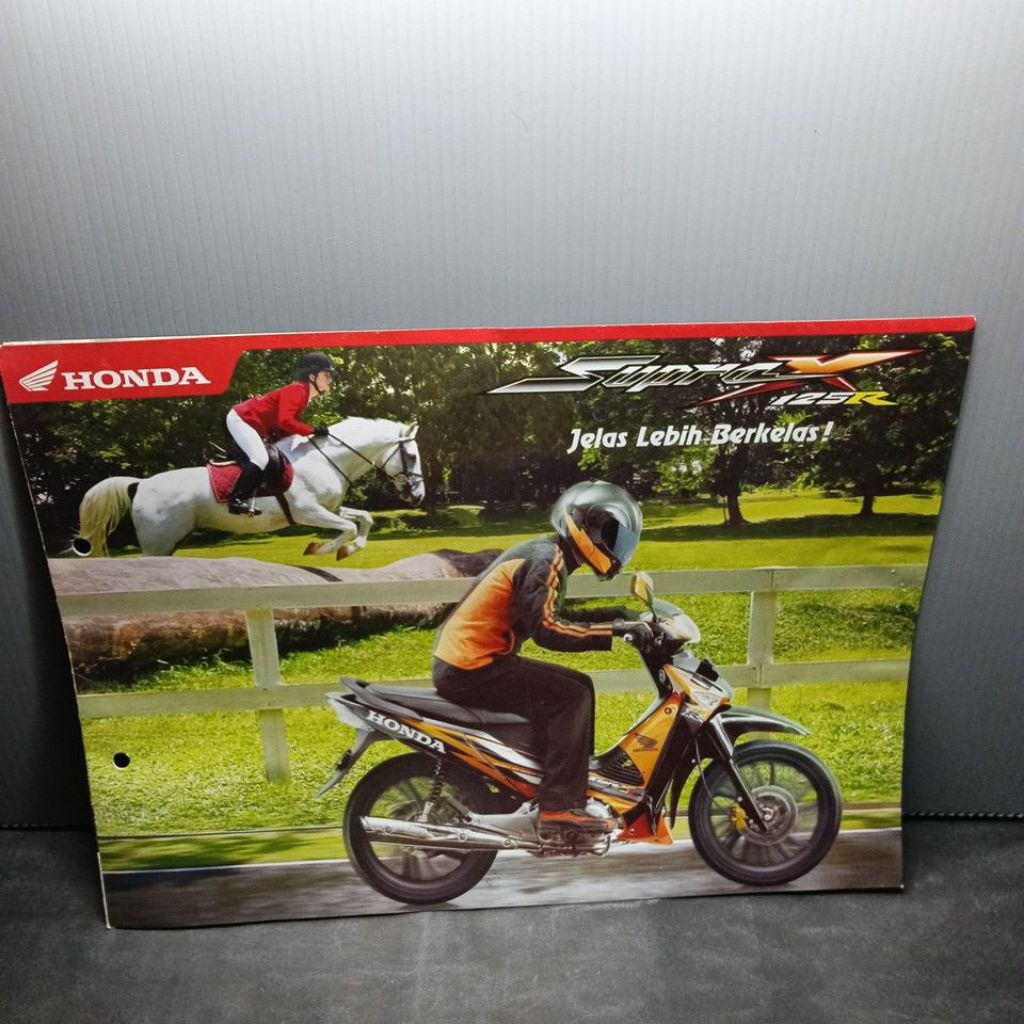 poster brosur leaflet Honda Supra x 125R