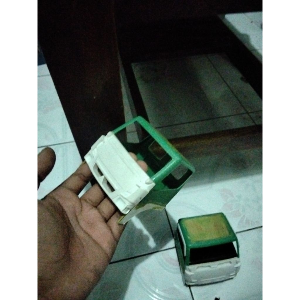 kabin miniatur truk plastik kabin canter  cocok untuk truk plastik