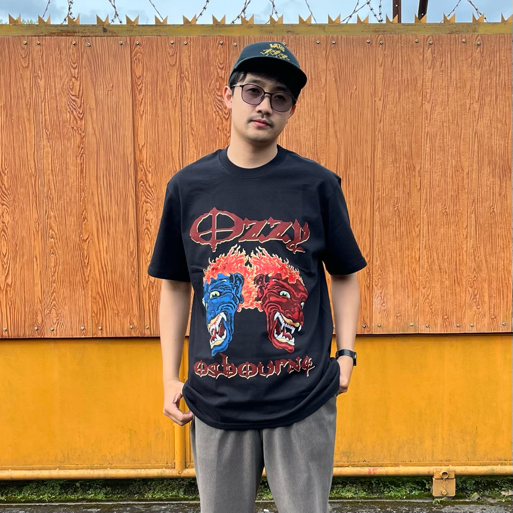 Ozzy Osbourne - Tattoo Tshirt Black - Kaos Band