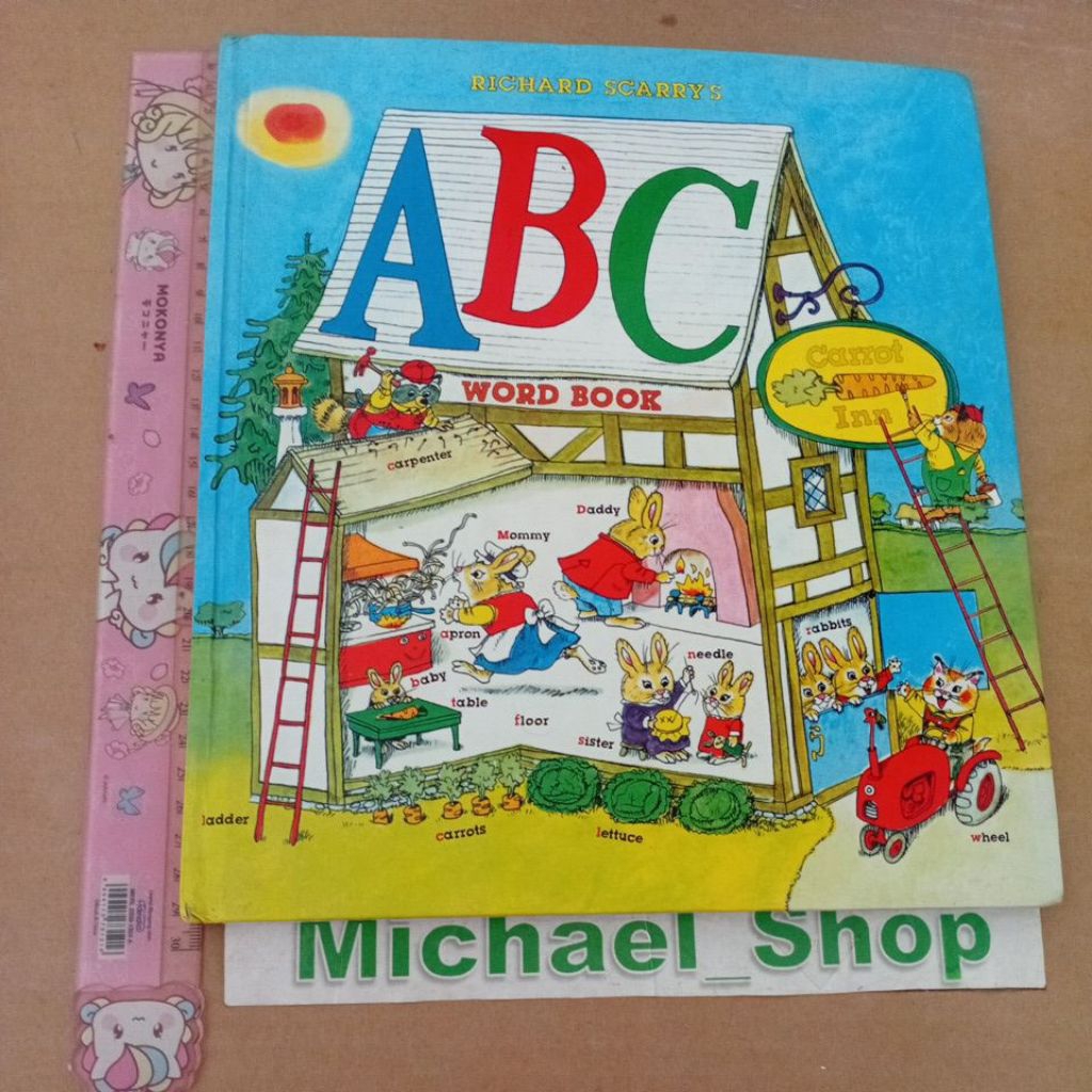 Buku IMPOR ABC Word Book Richard Scarry Sterling ( Hardcover ) buku anak