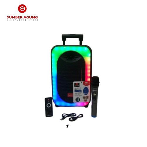 Asatron Party Speaker Bluetooth 8 inch - HERMES