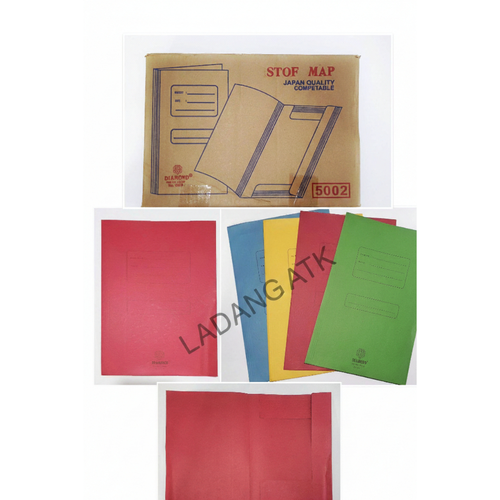 1 PCS MAP KERTAS DIAMOND / MAP FILE / STOPMAP / MAP DOKUMEN