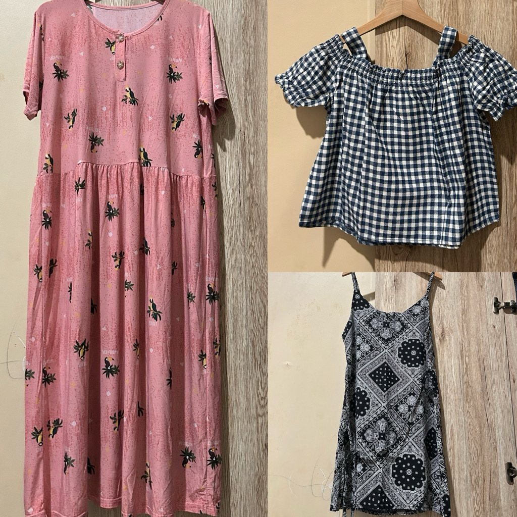 Homedress setelan daster katun pl