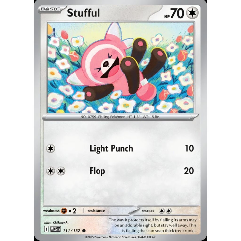 Tcg Pokemon Stufful Common Meg