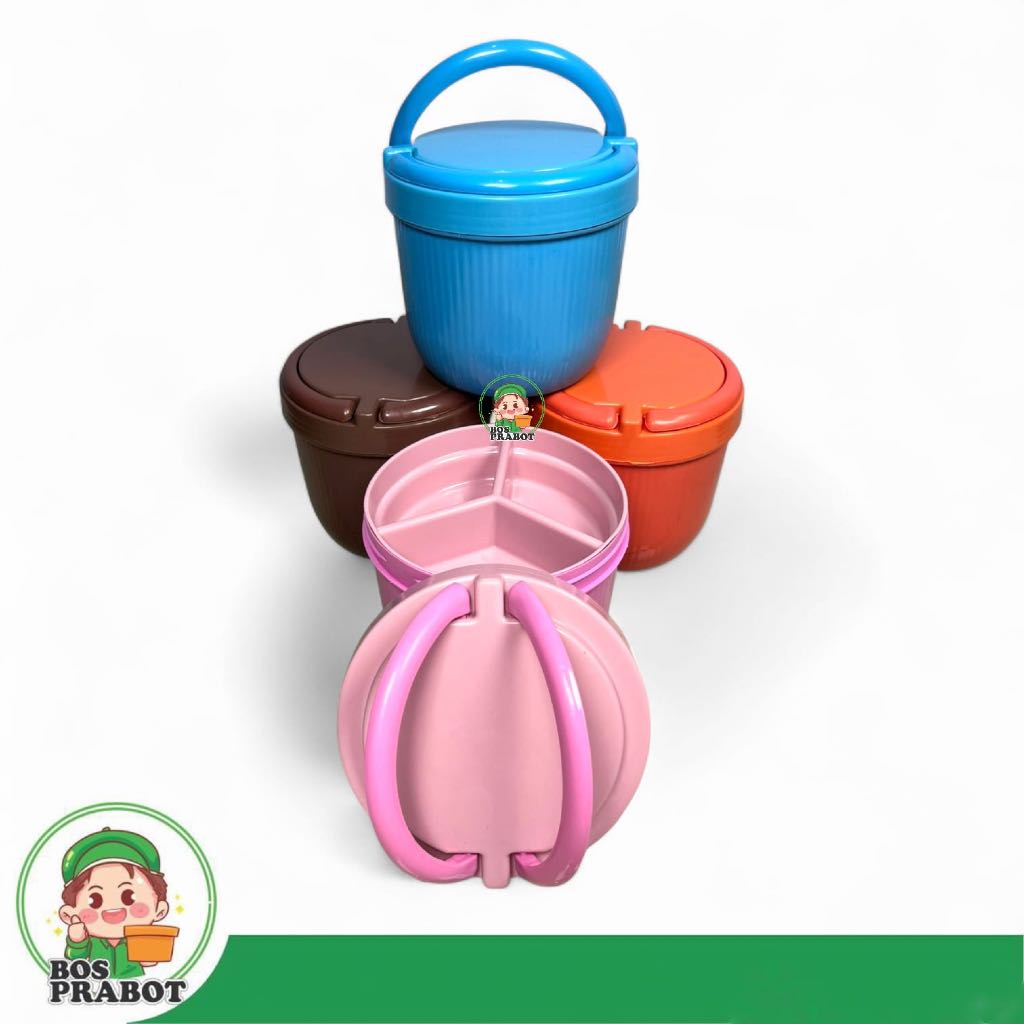 Rantang Lunch Box Sekat Plastik Food Grade PP5  / Rantang Bekal Lucu / Rantang Besek