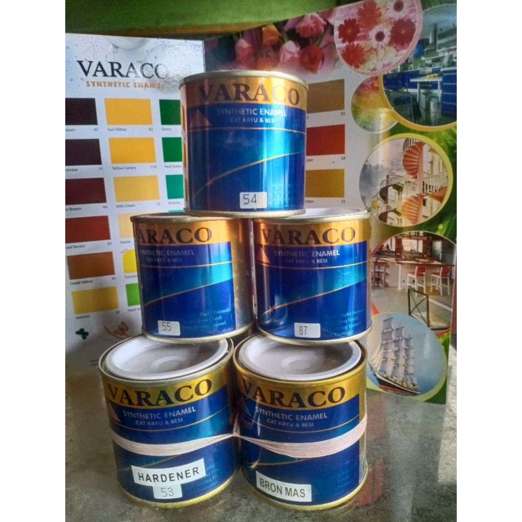 Cat Kayu besi Varaco (200gr)