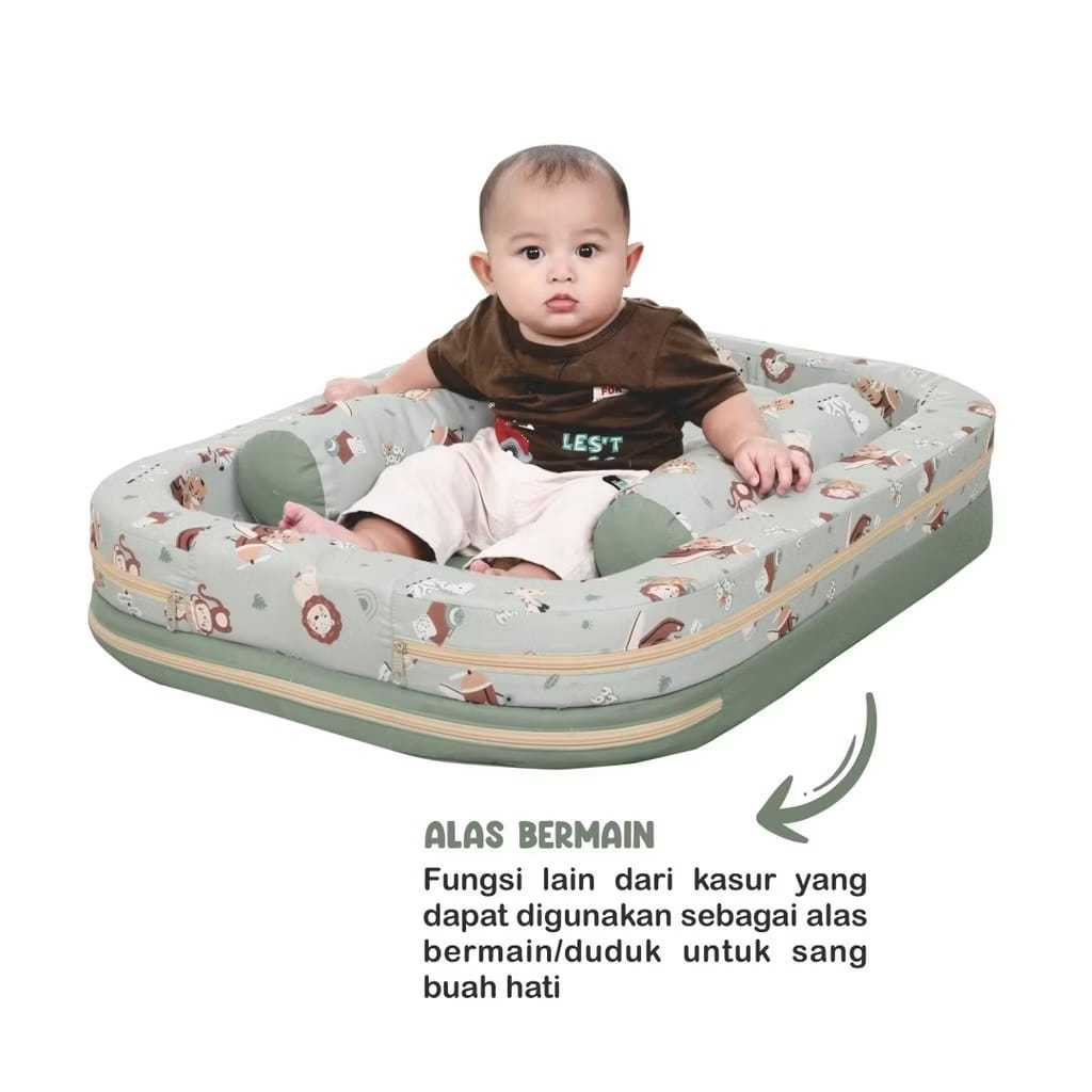 Baby Joy Kasur Bayi Kolam + Kelambu Jungle Joy Series