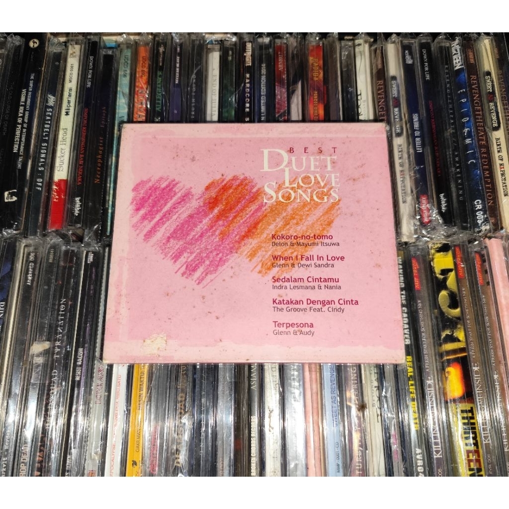 CD Best Duet Love Songs - Audy, Indra Lesmana, Delon, Mayumi Itsuwa, Glenn & Dewi Sandra, The Groove