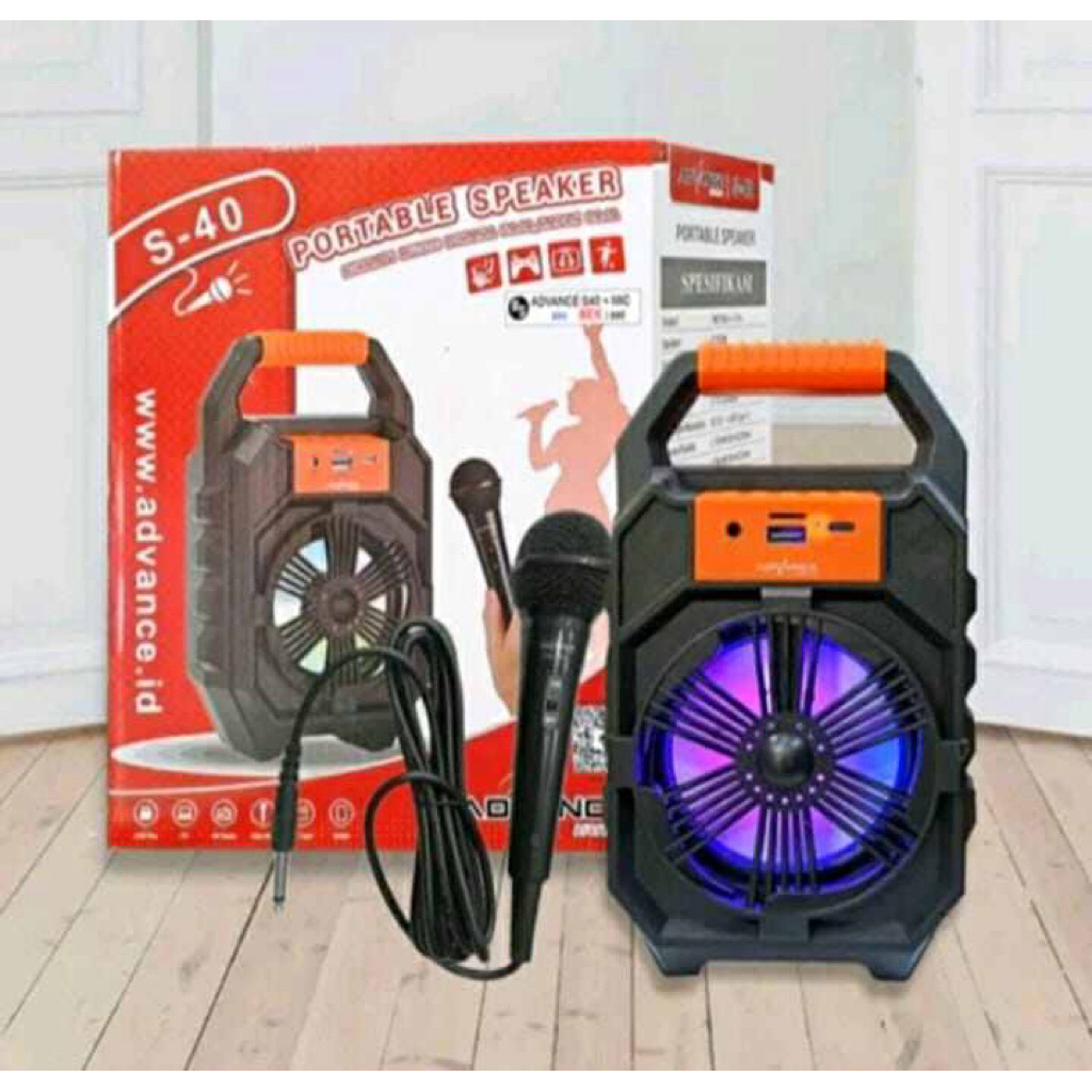 SPEAKER PORTABEL ADVANCE 4IN S-40
