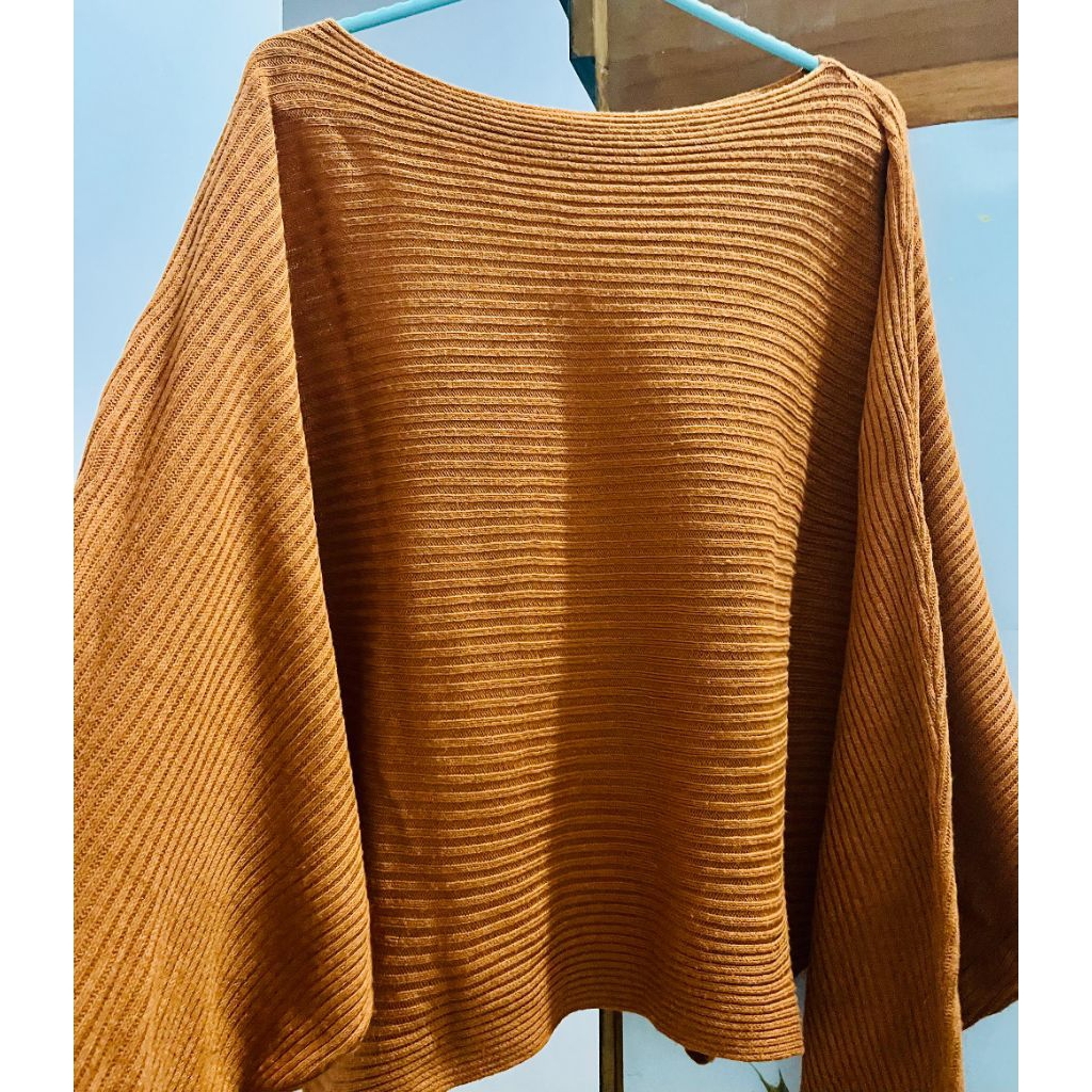 cardigan rajut batwing