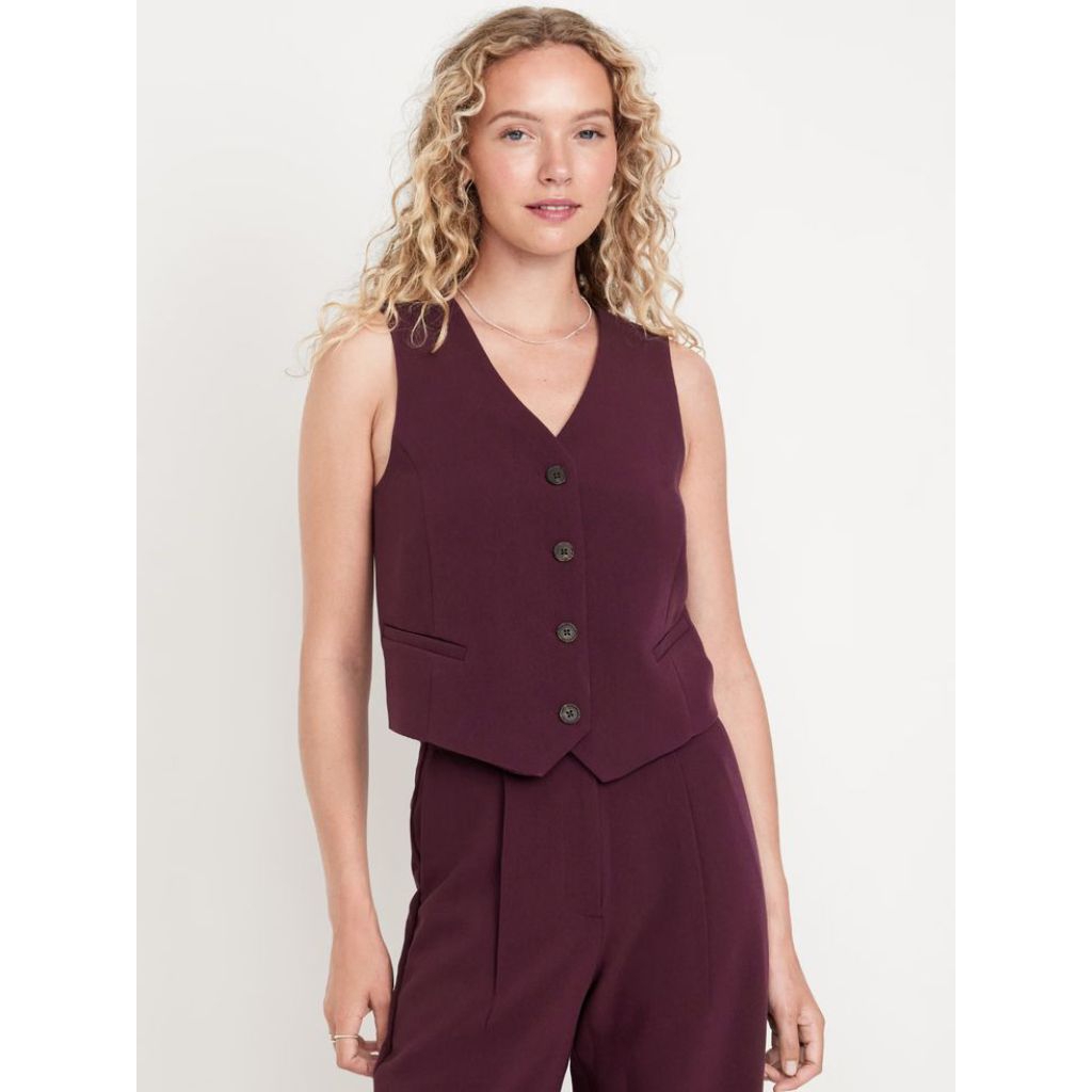 Rompi Jas Formal Wanita Kekinian I Vest Outer Trendy Korean Style untuk kerja dan Seragam dan Hotel 