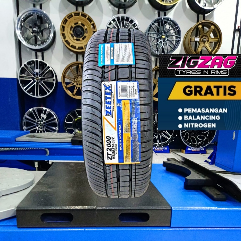 Ban Mobil Ring 14 Ukuran 155/55 r14 Zeetex Ban Wuling Air Ev Ring 14 Ban Mobil 155 55 r14