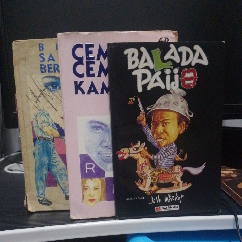 [PRELOVED] Bundling Novel Karya Dono Warkop | Cemara-cemara Kampus, Balada Paijo (Bonus: Bila Satpam