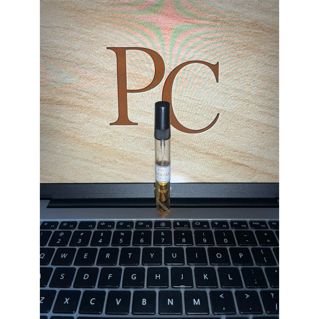 Preloved Decant Fragrance World Cocktail Intense, Fragrance World Olfactory Bonfire, Khadlaj Experie