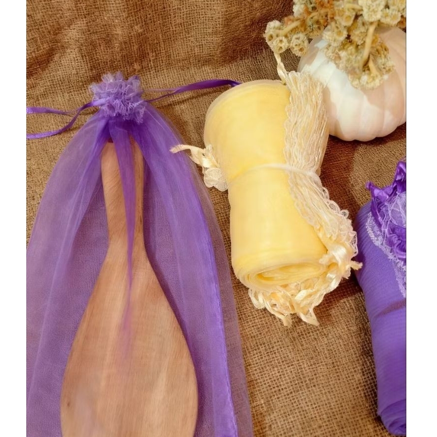 (isi 1 pcs) kantong tile souvenir - tile serut - untuk souvenir ukuran 10x24