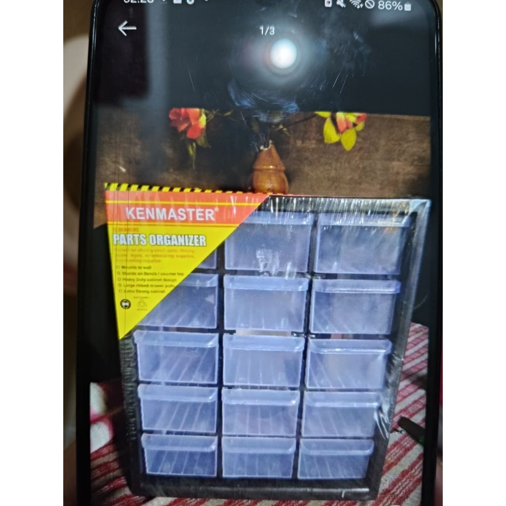 rak komponen mini 15 slot (khusus medan)