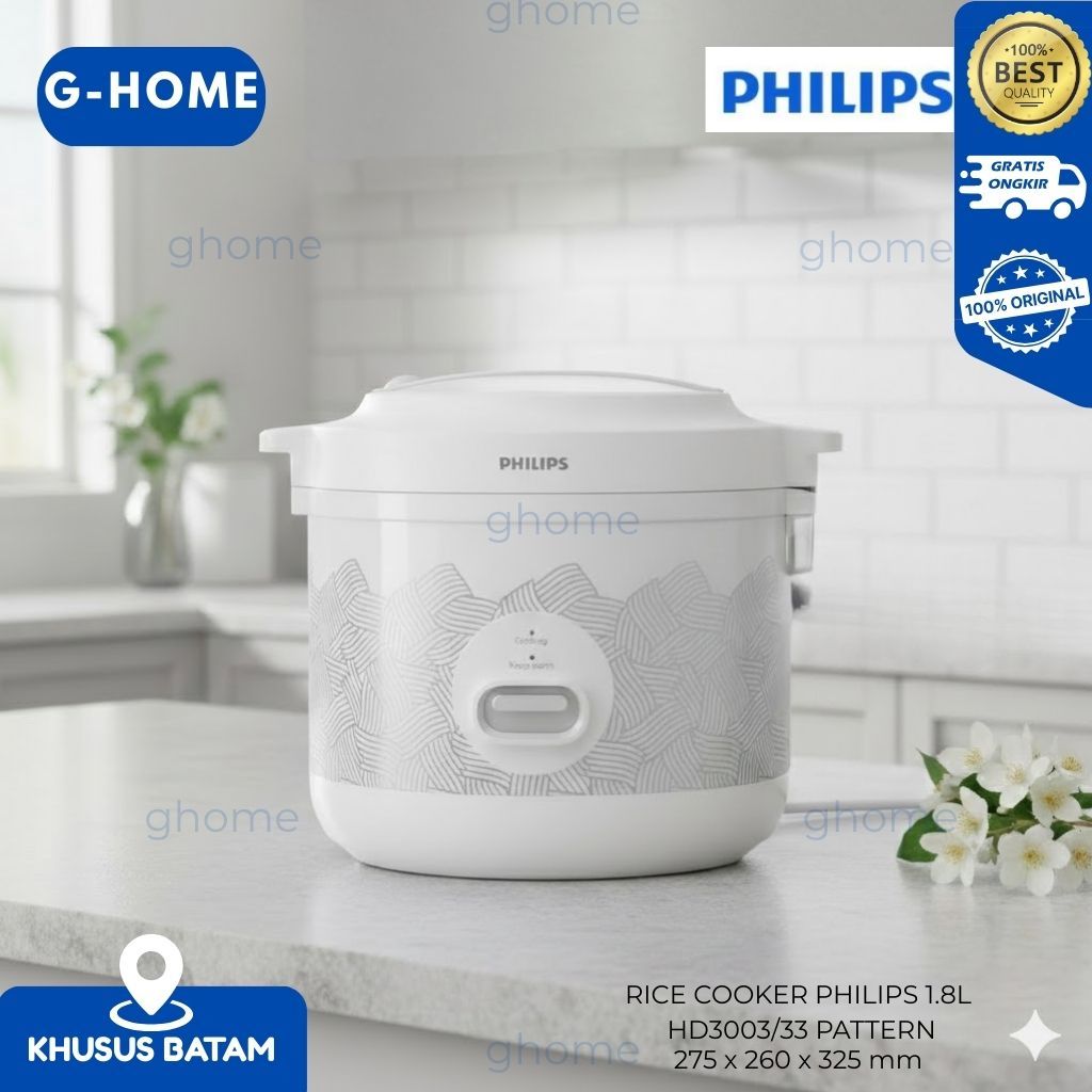 RICE COOKER PHILIPS 1.8L HD3003/33 PATTERN