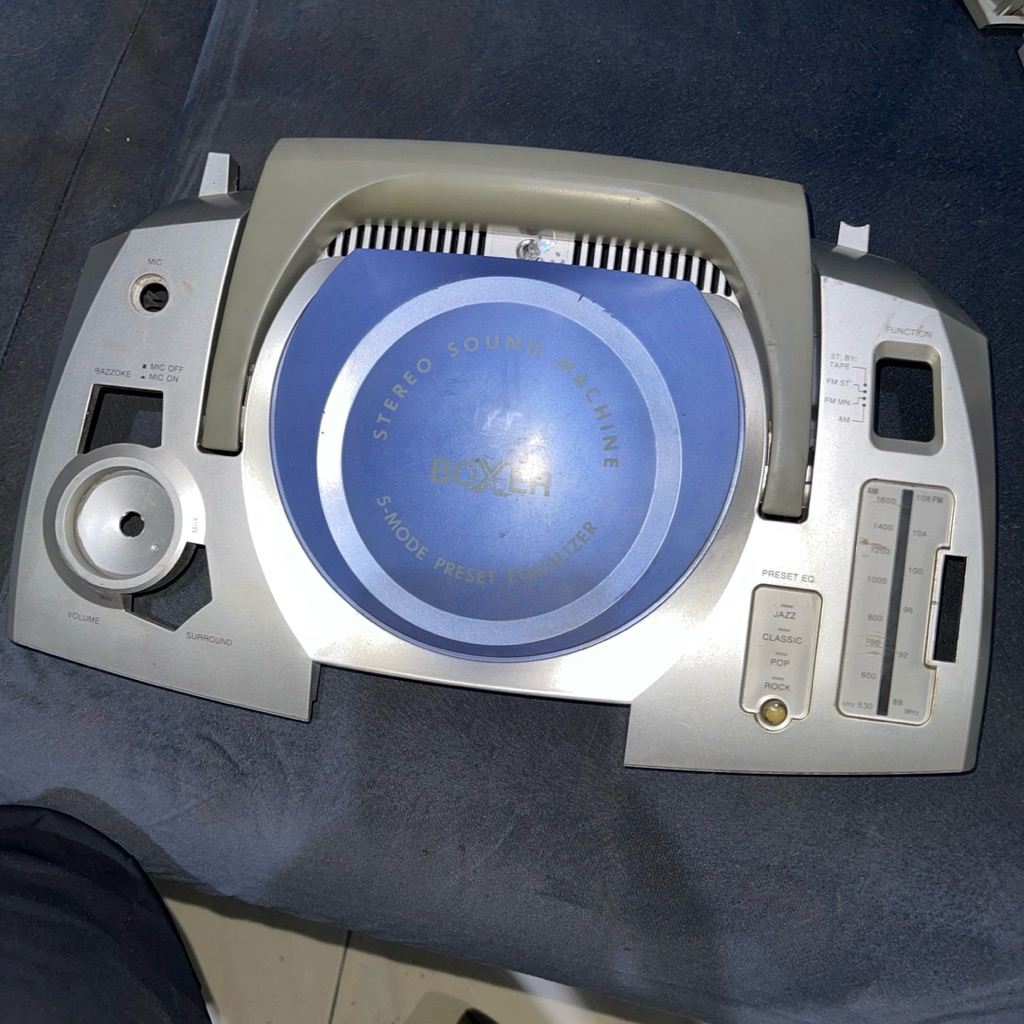 Panel Cover Case Atas Radio Tape POLYTRON BX500I 1 Original Cabutan