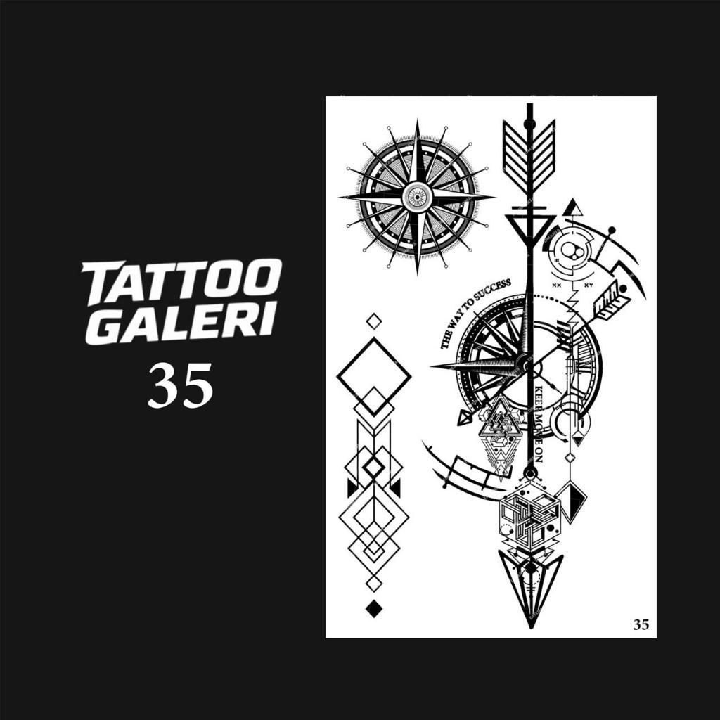 Tato temporer stiker tato semi permanen motif gambar 35 -GaleriStorage