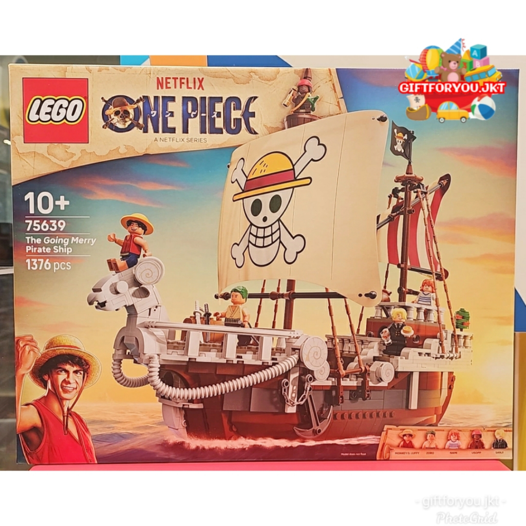 Lego One Piece 75639 The Going Merry Pirate Ship Building Blocks Pretend Play Adventure Toy Boy Girl