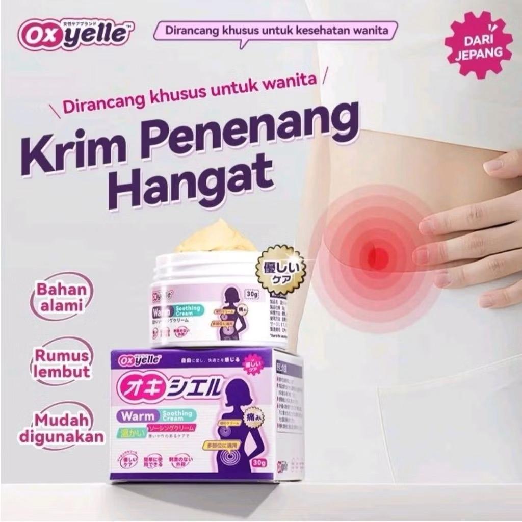 Oxyelle Gel Herbal Krim Nyeri Haid Perawatan Wanita Hangat & Nyaman Saat Haid
