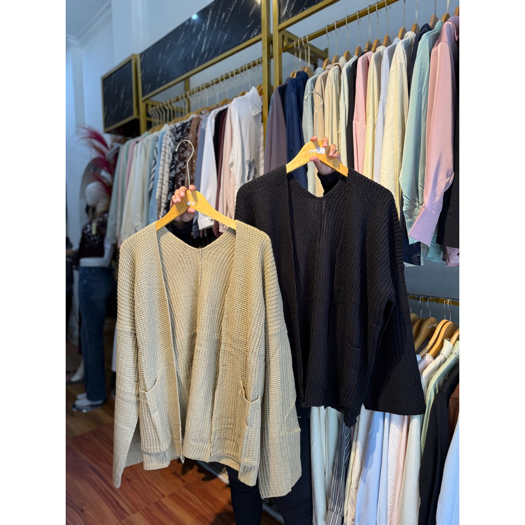 outer rajut // outer rajut wanita