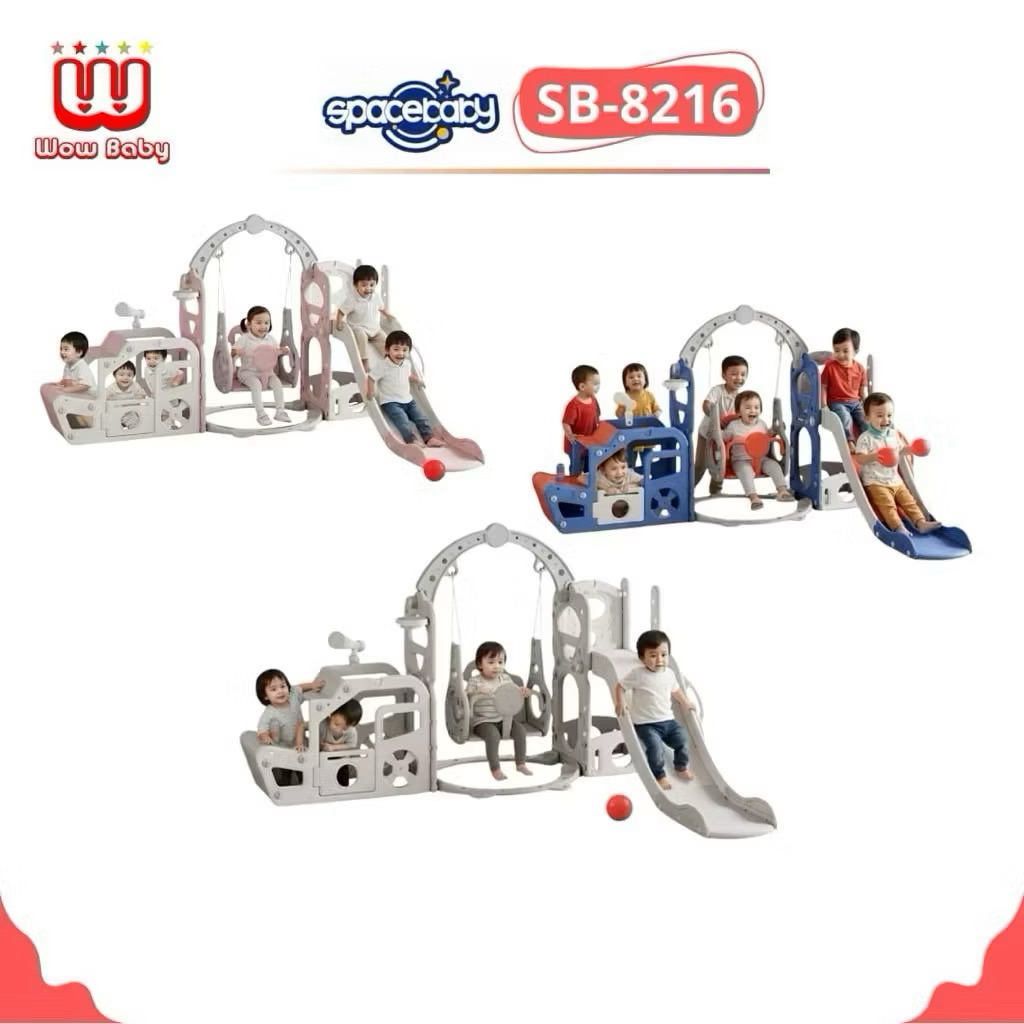 JM BUS SWING SLIDE JM-30248 & BUS SLIDE ( 4 IN 1 ) & CAR STAR SLIDE JM-WS722 Prosotan anak ||SB-8216
