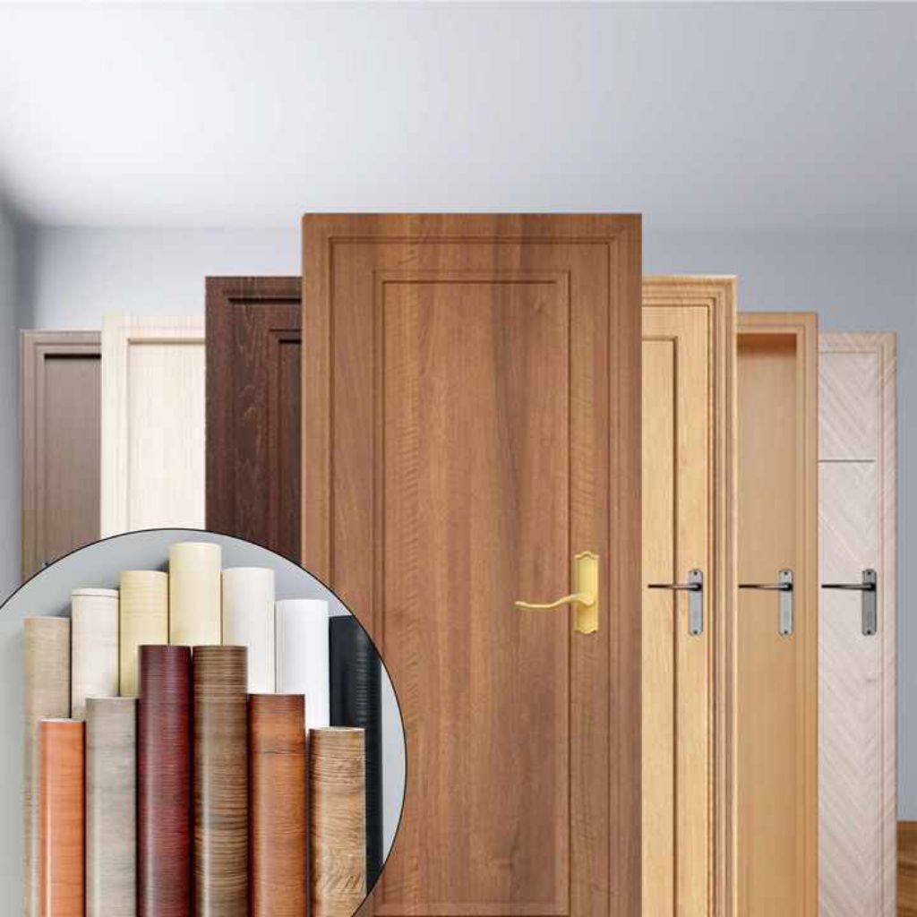 Wallpaper Sticker Pintu Kayu Lemari Meja Furniture Kitchen Set Dapur