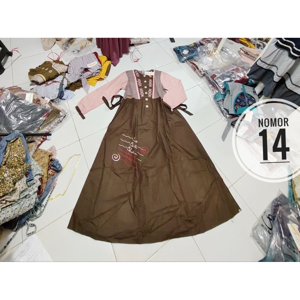 Gamis shabrina New dewasa dan remaja