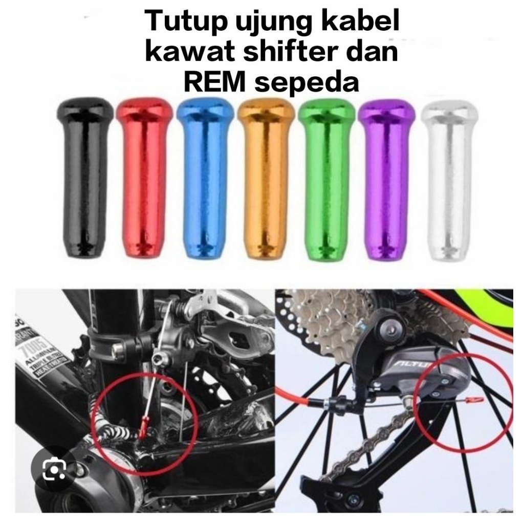 END CAP TUTUP UJUNG KABEL warna ANODIZED