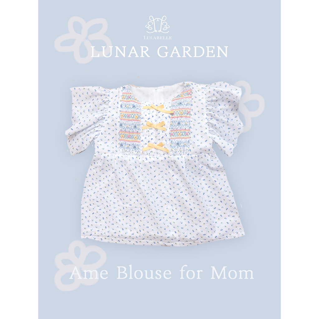 Lulabelle - Ame Blouse - Hand Smocking and Embroidery Blouse for Mom
