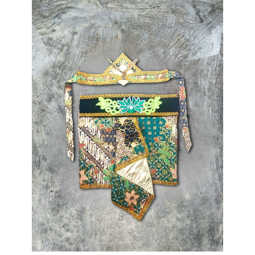 Dodot silat - Sembong silat - aksesoris silat hijau