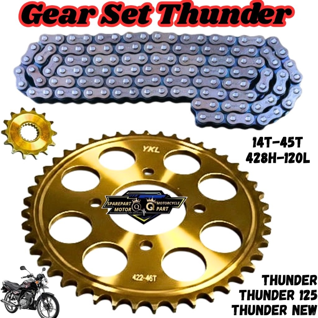 GEAR PAKET THUNDER / GIR PAKET THUNDER  125 / GIR PAKET THUNDER / GIR PAKET THUNDER / GEAR SET / GIR