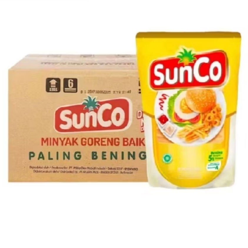 SUNCO Minyak Goreng 1 DUS 2 Liter x 6
