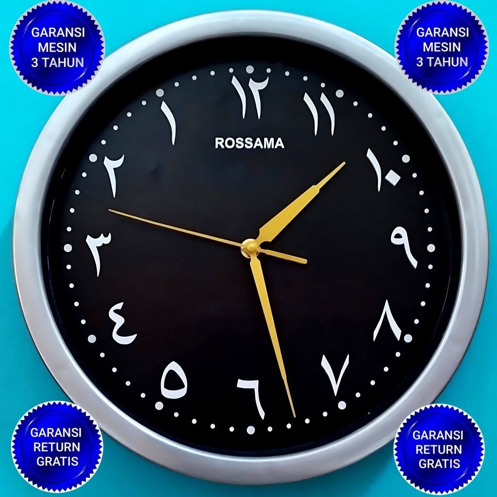 JAM DINDING ROSSAMA 105 // JAM DINDING BESAR // JAM DINDING ARAB // JAM DINDING ARABIC  // JAM DINDI