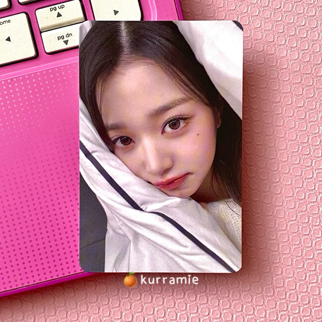 (clearance sale) official photocard wonyoung ive pob makestar era empathy pc wony selimut putih ms b