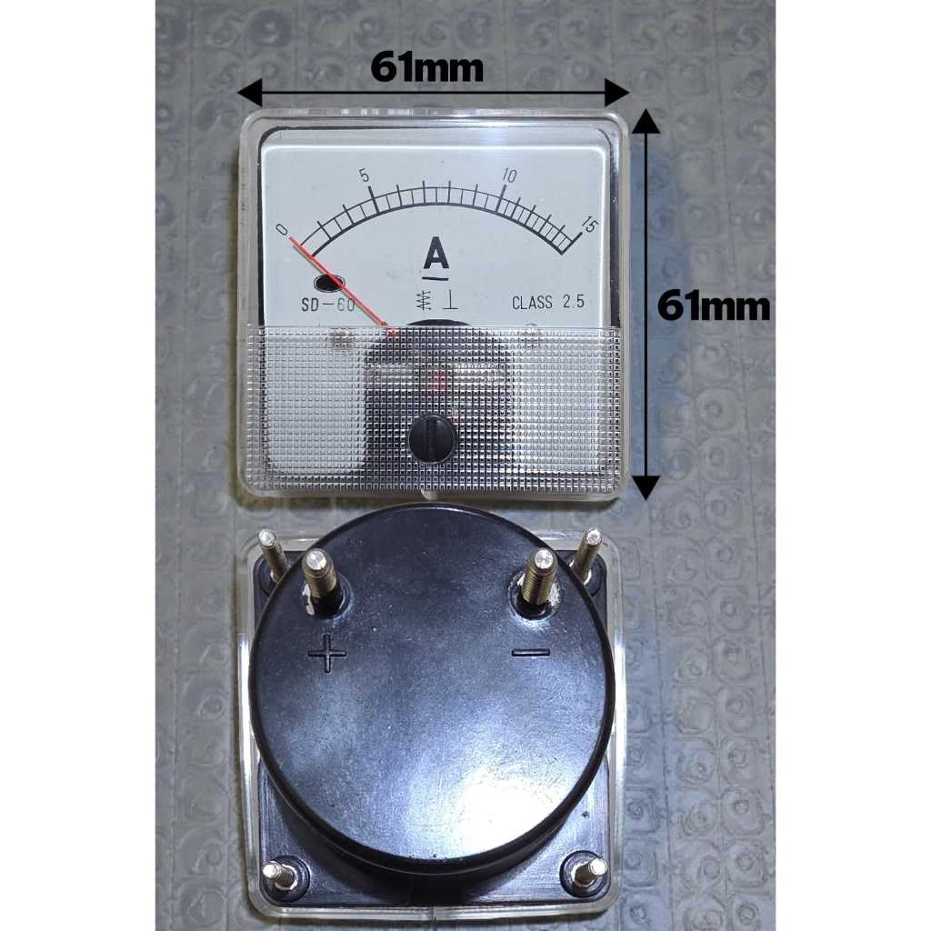 Ampere Meter Analog Amperemeter ANALOG DC 15A/15.000 mA