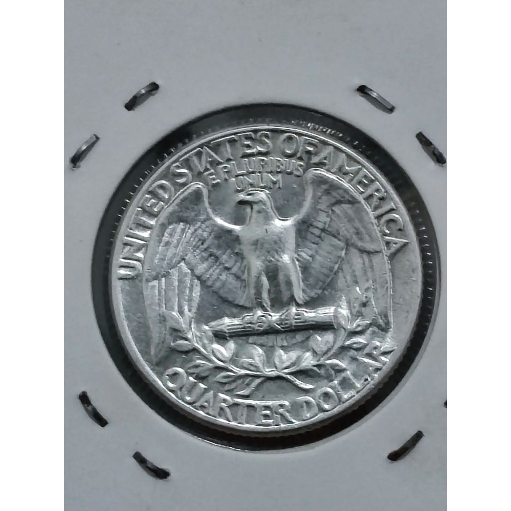 Koin quarter dollar silver 1964 original