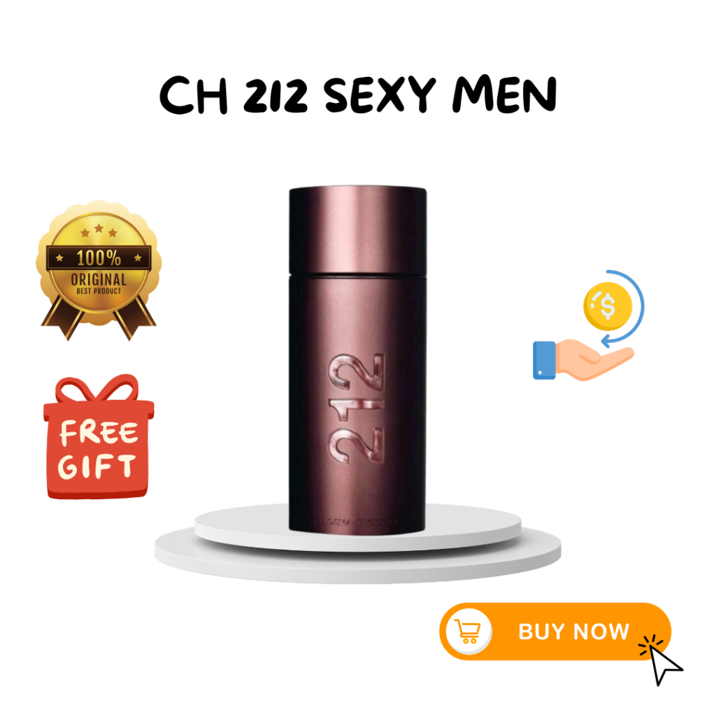 Parfum Ch 212 Sexy Men 100ml original