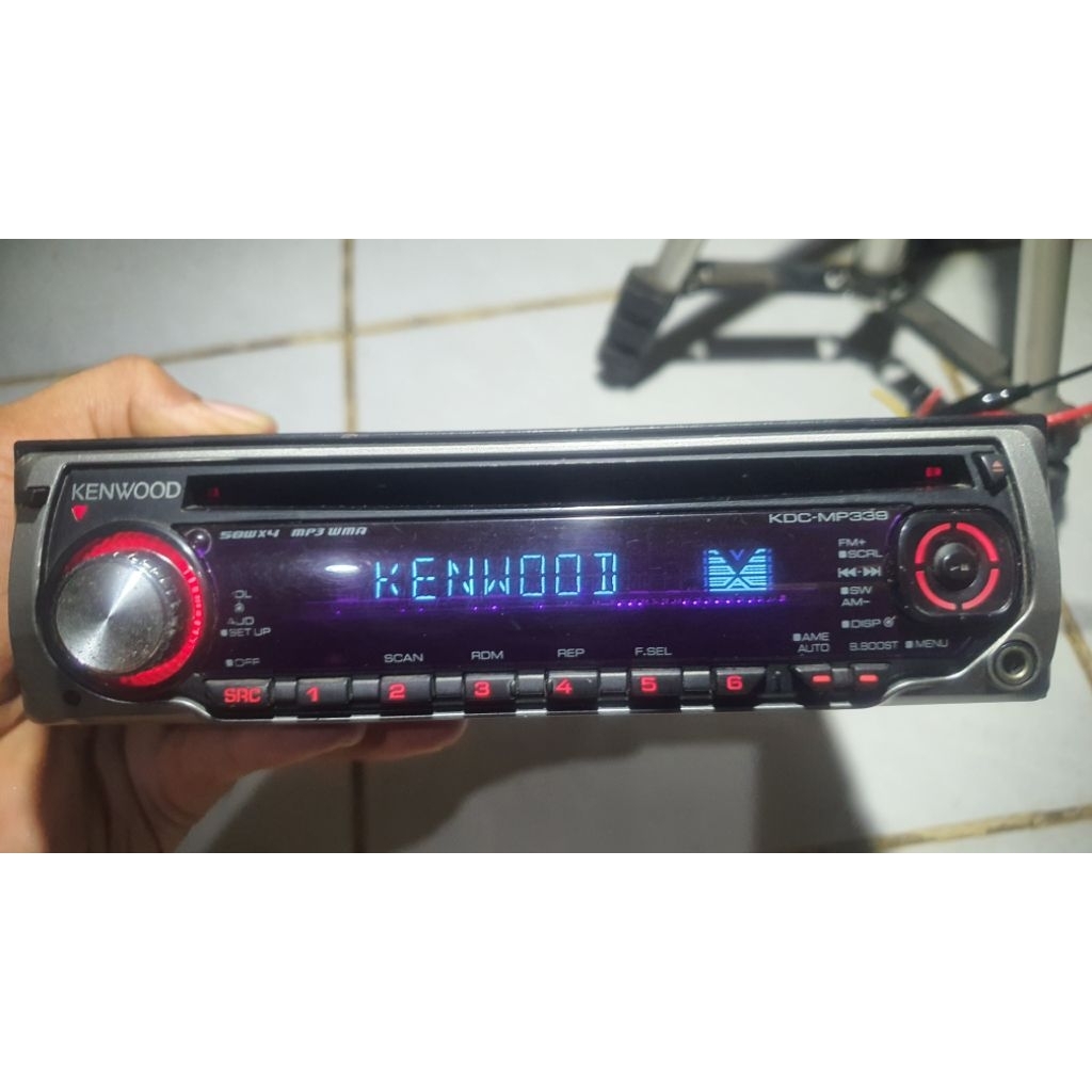 head unit single din KENWOOD KDC MP339 BLUETOOTH