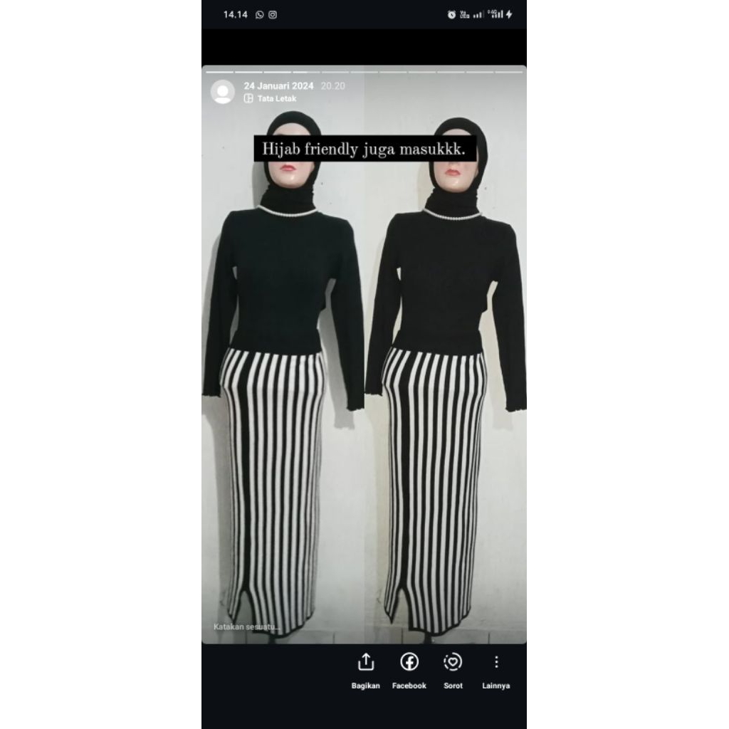 PRELOVED ONE SET KNIT / RAJUT