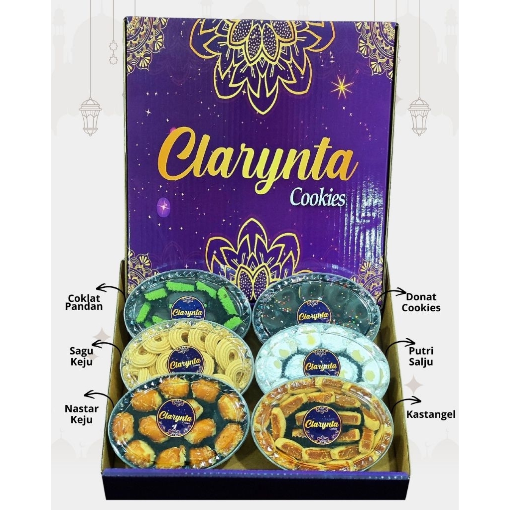 Clarynta Cookies - Paket Kue Lebaran - Hampers Lebaran New Yona Cookies