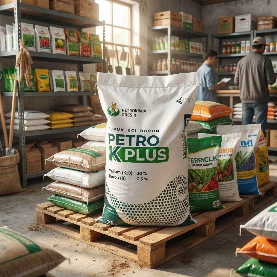 Petro K Plus pupuk KCL plus Boron kemasan 25kg