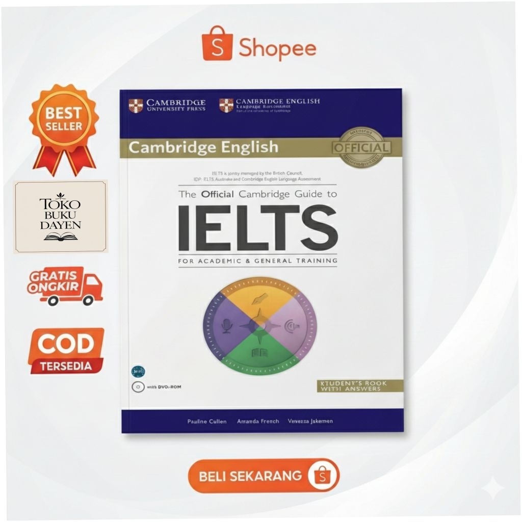 [BEST SELLER] The Official Cambridge Guide to IELTS - Kualitas Premium Print Full Collor