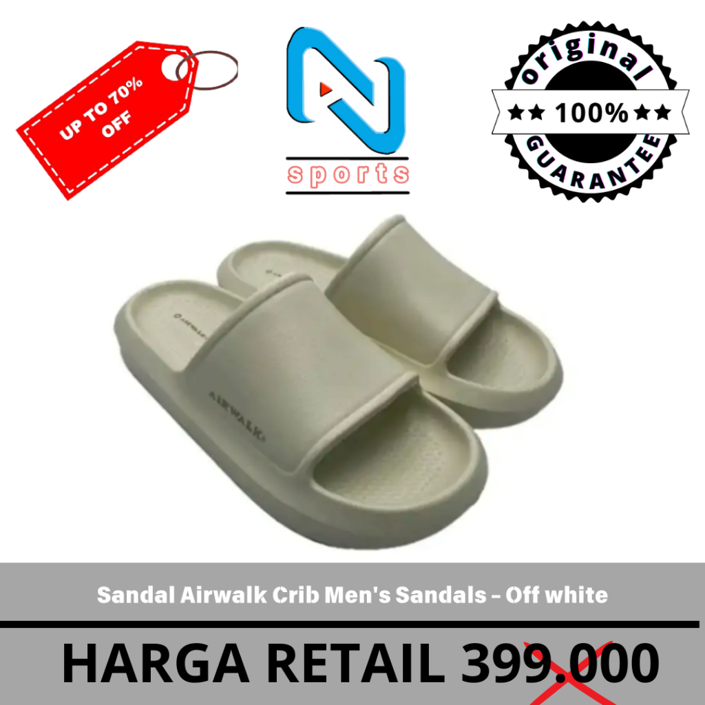 Sandal Airwalk Crib Men's Sandals - Off white Original 100%