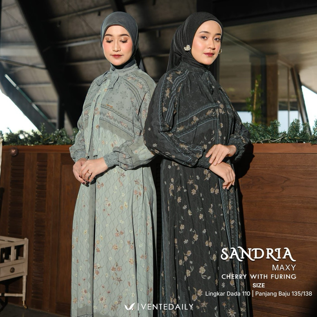 DRESS LEBARAN SANDRIA MAXY ORIGINAL VENTE