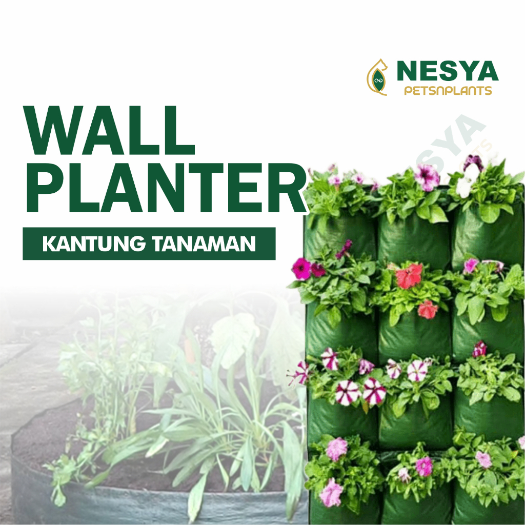 Planter Bag Dinding Wall Planter Vertikal Garden