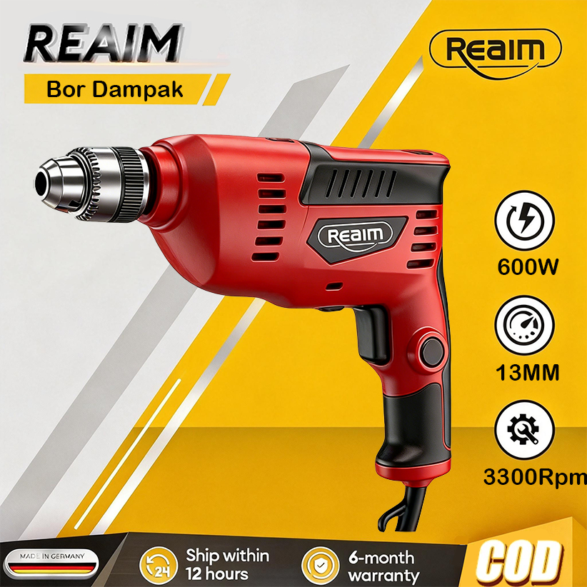 Reaim Bor Impact Bor Modern Bolak Balik Bor Listrik Alat Bor Bor Beton Mesin Bor Listrik