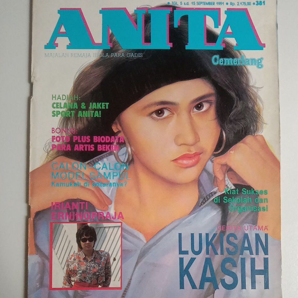 Majalah Anita Tahun 1991 Cover Linda Levianti Tumboimbela
